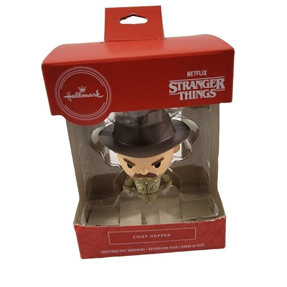 HALLMARK Netflix Stranger Things CHIEF HOPPER Christmas Holiday Ornament - NEW - Picture 9 of 13